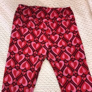 Valentines lularoe leggings
